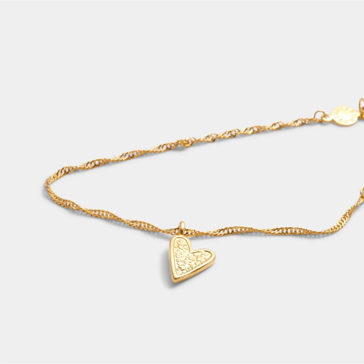 Waterproof 'Friendship' Heart Bracelet | Gold Plated