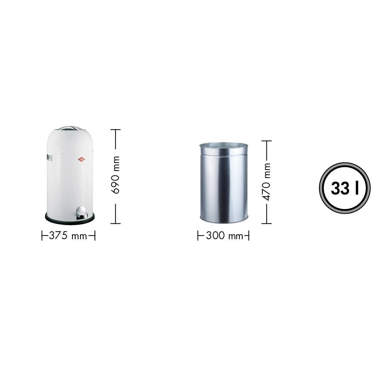 Wesco Kickmaster 33 Litres, Sand Matt