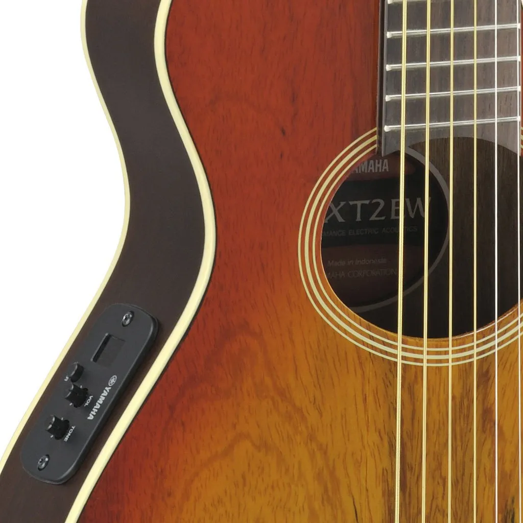 Yamaha - APXT2EW-LAB 3/4 Acoustic Guitar Exotic Wood - Light Amber Burst