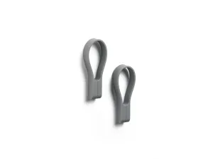 Zone Denmark Towel Rail 9 Cm 2 Pcs., Grey
